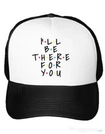 Sapca personalizata There for you Alb
