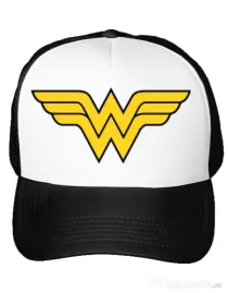 Sapca personalizata Wonder woman Alb
