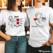 Set Tricouri Cuplu Our love story