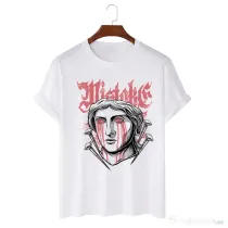 Tricou personalizat alb unisex Mistake