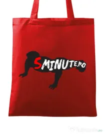 Sacosa din panza 5 minute Rosu