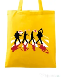 Sacosa din panza Abbey road killer Galben