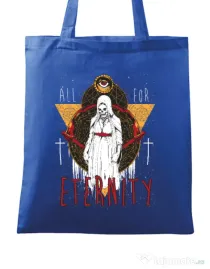 Sacosa din panza All for eterniry Albastru regal
