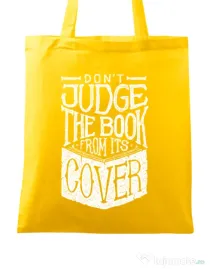 Sacosa din panza Book cover Galben