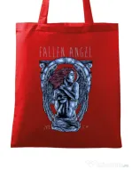 Sacosa din panza Fallen angel Rosu