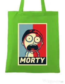 Sacosa din panza Morty Verde mar