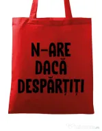 Sacosa din panza Nu are sens 2 Rosu