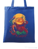 Sacosa din panza Pumpkinhead Butcher Albastru regal