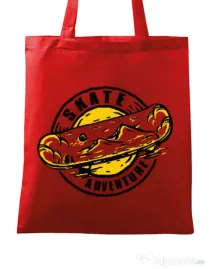Sacosa din panza Skate adventure Rosu