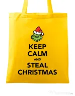 Sacosa din panza Steal Christmas Galben