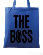 Sacosa din panza The boss Albastru regal