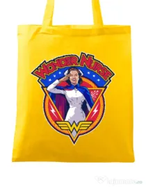 Sacosa din panza Wonder nurse Galben