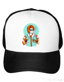 Sapca personalizata Clown killer Alb