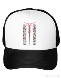 Sapca personalizata Etno 1 Alb