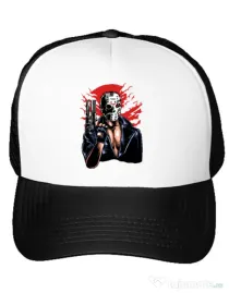 Sapca personalizata Jason will be back Alb
