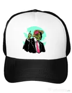 Sapca personalizata Make zombies great again Alb