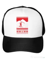 Sapca personalizata Ski trip Alb