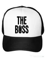 Sapca personalizata The boss Alb