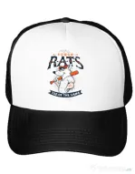Sapca personalizata The rough rats Alb