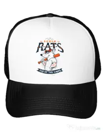 Sapca personalizata The rough rats Alb