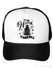 Sapca personalizata Winter time Alb