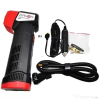 Pompa/compresor electric cu acumulator 6000mAh si alimentare priza auto, 60 PSI