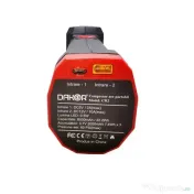 Pompa/compresor electric cu acumulator 6000mAh si alimentare priza auto, 60 PSI