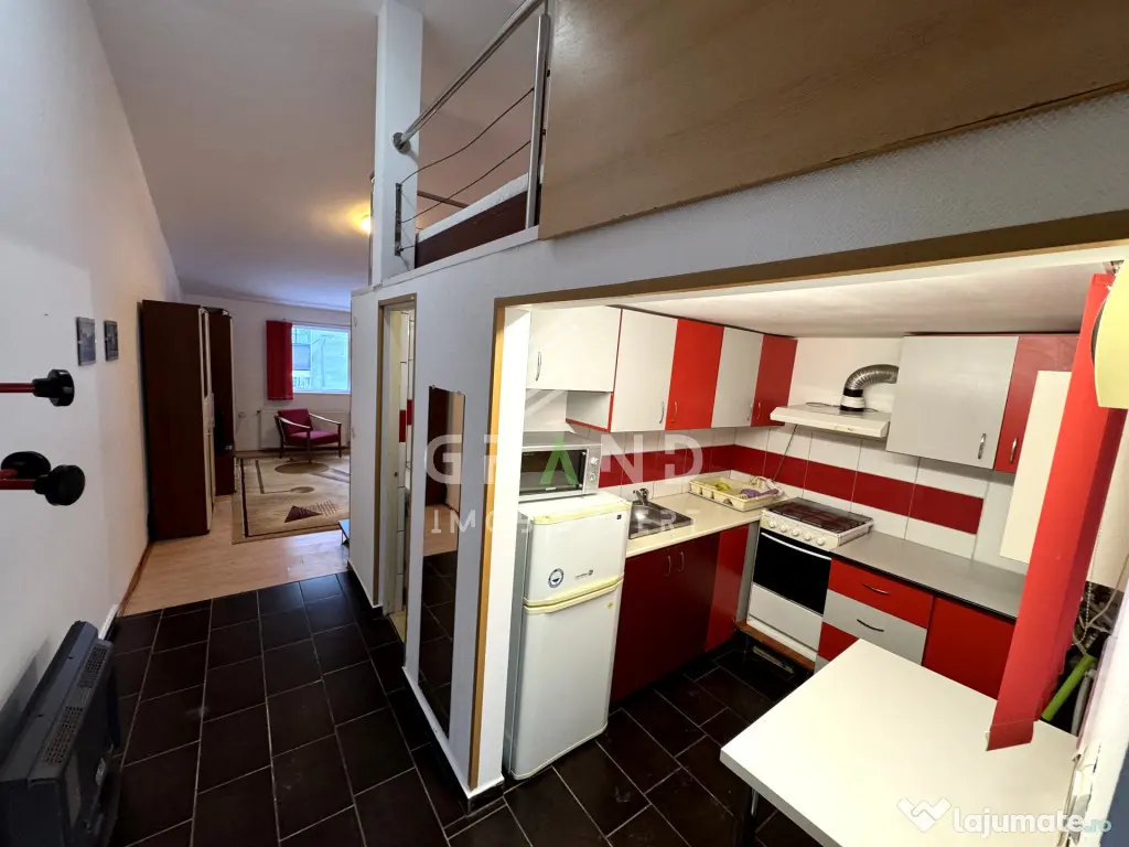 Ap 1 cameră+nișă de dormit | TERASĂ | Hotel Premier/Gri