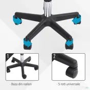 Taburet de Bar HOMCOM cu spatar inalt sezut capitonate, inaltime reglabila, tapiterie din piele ecologica, Max.sarcina 136kg alb | Aosom Romania