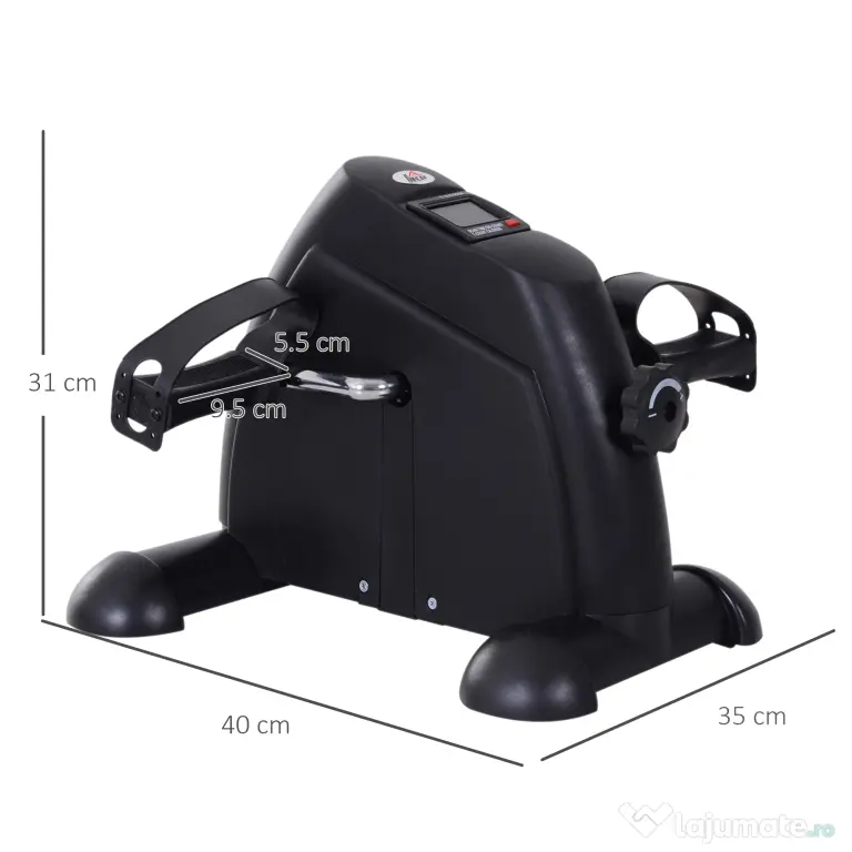 HOMCOM Mini dispozitiv de pedalare, aparat de fitness pentru pedalare | Aosom Romania