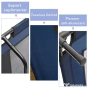 PawHut sezlong pentru caini de maxim 50kg, 92x76x18 cm | Aosom Romania 