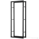 HOMCOM Raft Lemne pentru Casa si Gradina Greutate maxima 100kg Negru, 60x25x150cm