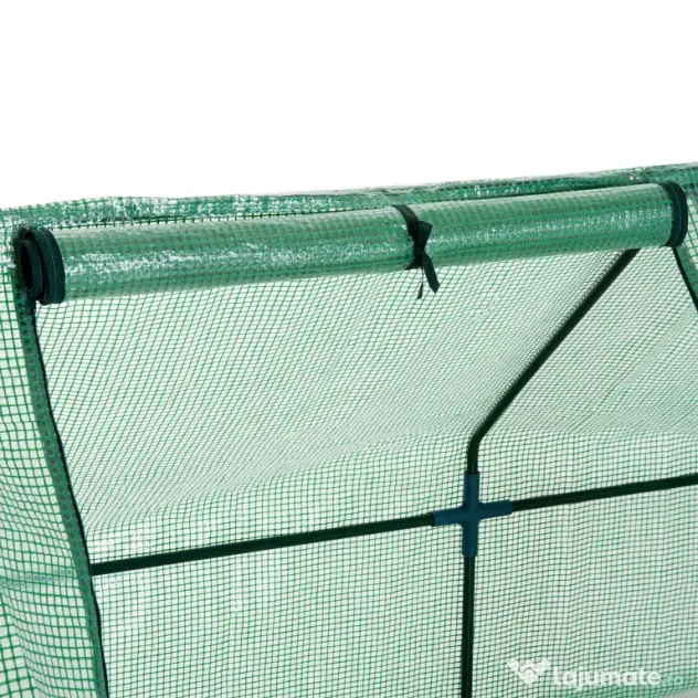 Outsunny sera gradina cu prelata, 270x90x90cm, verde | Aosom Romania