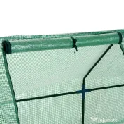 Outsunny sera gradina cu prelata, 270x90x90cm, verde 