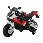 HOMCOM Motoreta Electrica pentru Copii BMW RR 12V, Negru si Rosu