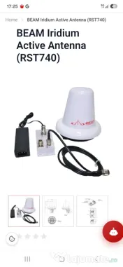 Antena BEAM Iridium Active Antenna (RST740).