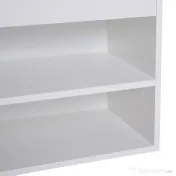 Homcom Banca Pantofi Alba 80×30×47 cm – Cu Sertar & sezut Rabatabil