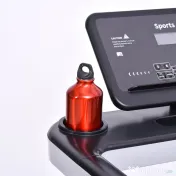 HomCom banda de alergat electrica, ecran LCD, neagra