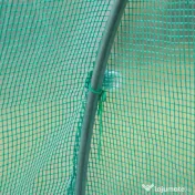 Outsunny Învelitoare pentru Seră cu 12 Ferestre, Ușă Rulabilă și Margini Îngropate, 3x2x2 m, Verde | Aosom Romania