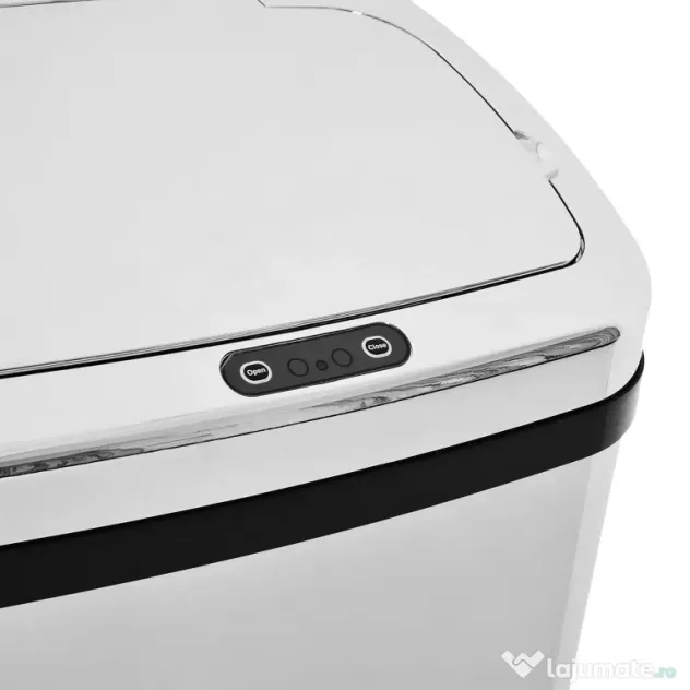 HOMCOM cos de gunoi cu senzor inox elegant 50L cu infrarosu | Aosom Romania