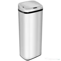 HomCom cos de gunoi din inox cu senzor si infrarosu, 50L | Aosom Ro