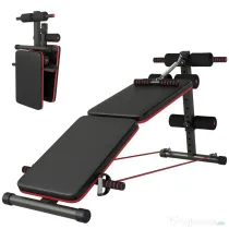 HOMCOM banca sport, pliabila, 47x142x50-66 cm | Aosom Romania