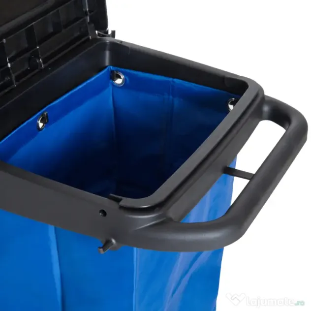 Carucior pentru Curatenie HOMCOM Capacitate 18L si Roti | Aosom Romania