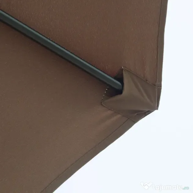 Outsunny Umbrelă de Grădină Inclinabilă 3x2.45m, Poliester Impermeabil, Cafea | Aosom Romania