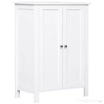 Kleankin dulap baie, cu doua usi, 60x30x80 cm, alb