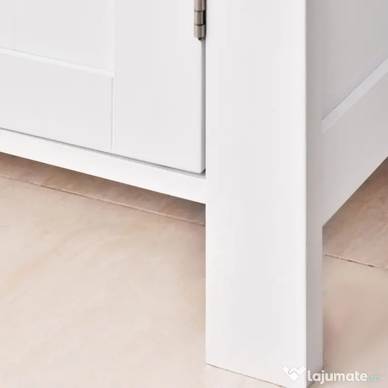 Kleankin dulap baie, cu doua usi, 60x30x80 cm, alb
