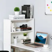HOMCOM birou modern cu biblioteca 120x55x120cm 
