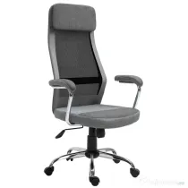 Vinsetto Scaun birou ergonomic, inaltime reglabila, 65x60x119-129cm | Aosom Romania