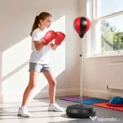 HomCom Sacco da Boxe Punching Ball con Guantoni e Pompa 