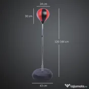HomCom Sacco da Boxe Punching Ball con Guantoni e Pompa 